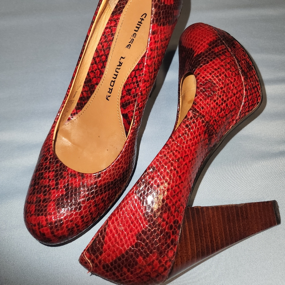 Chinese Laundry red heels